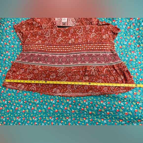 Knox Rose Rust Floral Maxi Dress - Picture 6 of 9